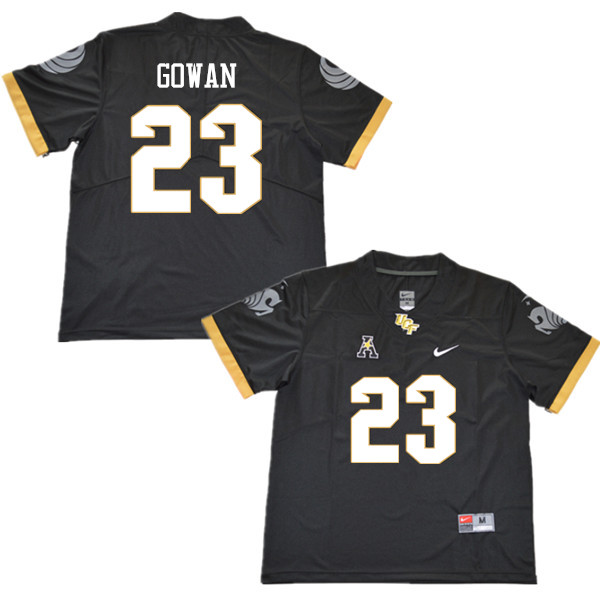 Men #23 Tay Gowan UCF Knights College Football Jerseys Sale-Black